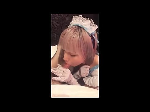 ❤️ Японский идол [mayuka], костюм французской горничной, часть 1, минет и дрочка с лосьоном ❤ Видео ебли на нашем сайте ☑
